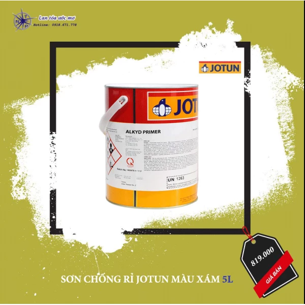 Sơn Lót Chống Rỉ Jotun Màu Xám