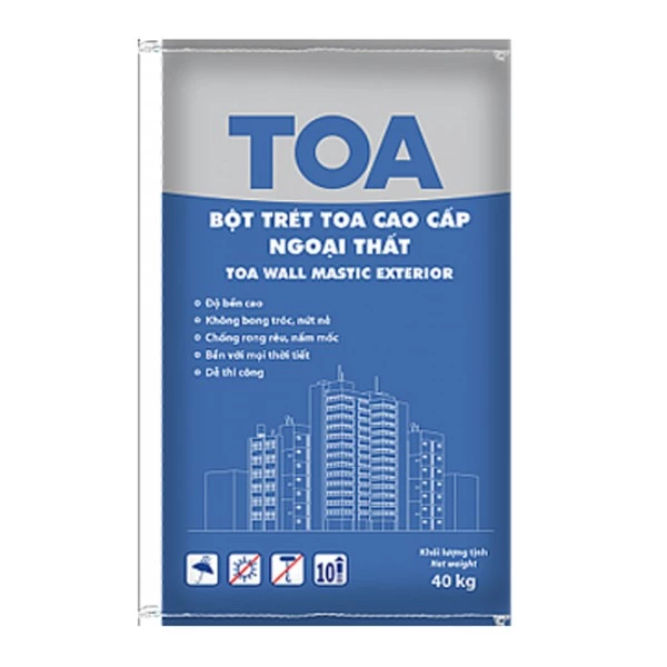 Bột Trét Ngoại Thất Toa Wall Mastic EXT