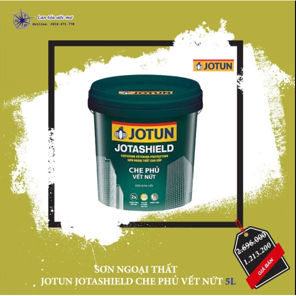 Sơn Ngoại Thất Jotun Jotashield Che Phủ Vết Nứt