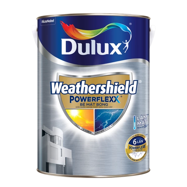 Sơn Ngoại Thất Dulux Weathershield Powerflexx Bề Mặt Bóng