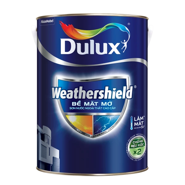 Sơn Ngoại Thất Dulux Weathershield Bề Mặt Mờ