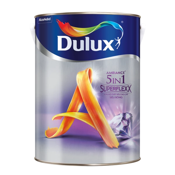 Sơn Nội Thất Dulux Ambiance 5in1 Superflexx - Siêu Bóng