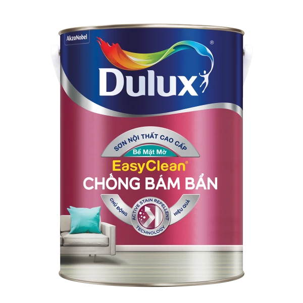 Sơn Nội Thất Dulux EasyClean Chống Bám Bẩn - Bề Mặt Bóng