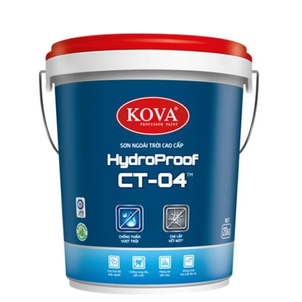 Sơn  Ngoại Thất Chống Thấm Co Giãn Kova Hydroproof CT-04 Plus