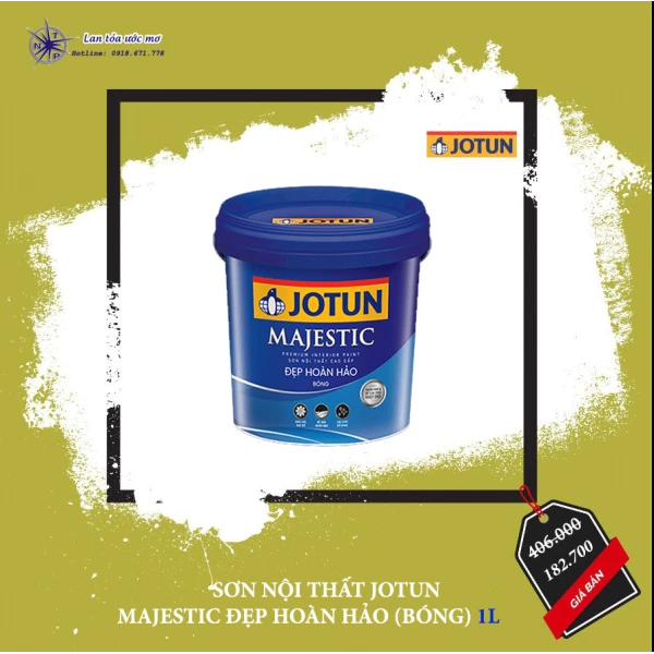 Sơn Nội Thất Jotun Majestic Đẹp Hoàn Hảo Bóng