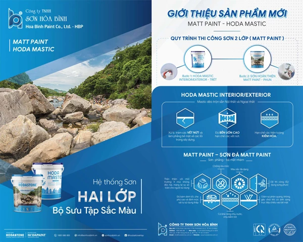 Sơn Matt Paint &#8211; Hòa Bình Giải Pháp Mới Cho Lớp Nền Hoàn Hảo