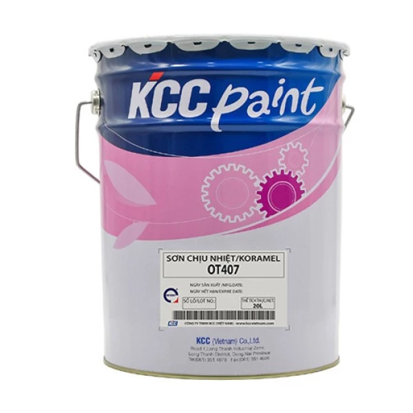 Sơn Chịu Nhiệt KCC 200oC Màu Bạc