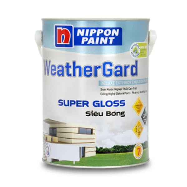 Sơn Ngoại Thất Nippon WeatherGard Siêu Bóng