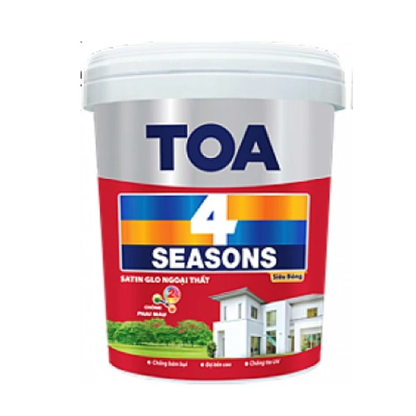 Sơn Ngoại Thất Toa 4 Seasons Satin Glo - Siêu Bóng