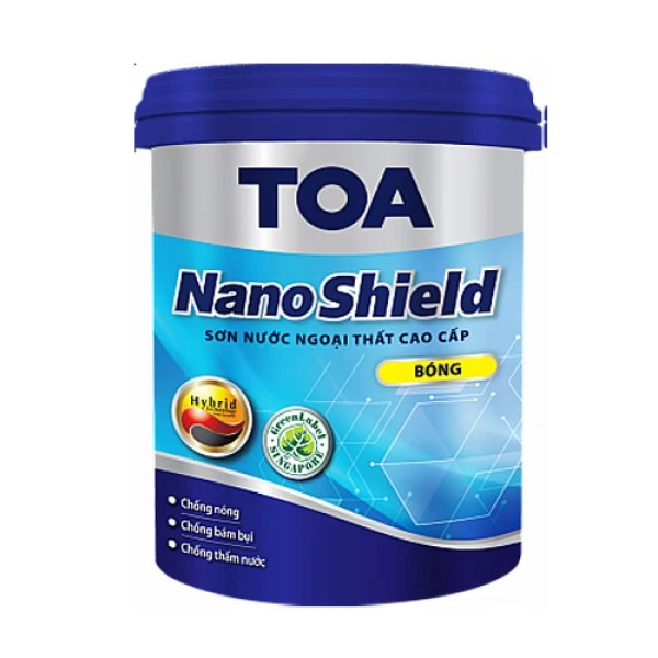 Sơn Ngoại Thất Toa NanoShield - Bóng