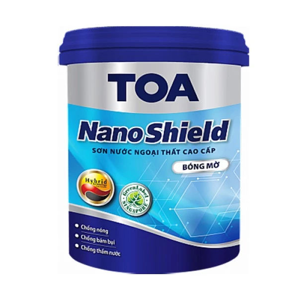 Sơn Ngoại Thất Toa NanoShield - Bóng Mờ