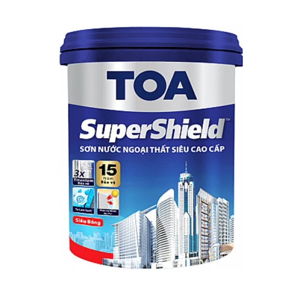 Sơn Ngoại Thất Toa SuperShield - Siêu Bóng