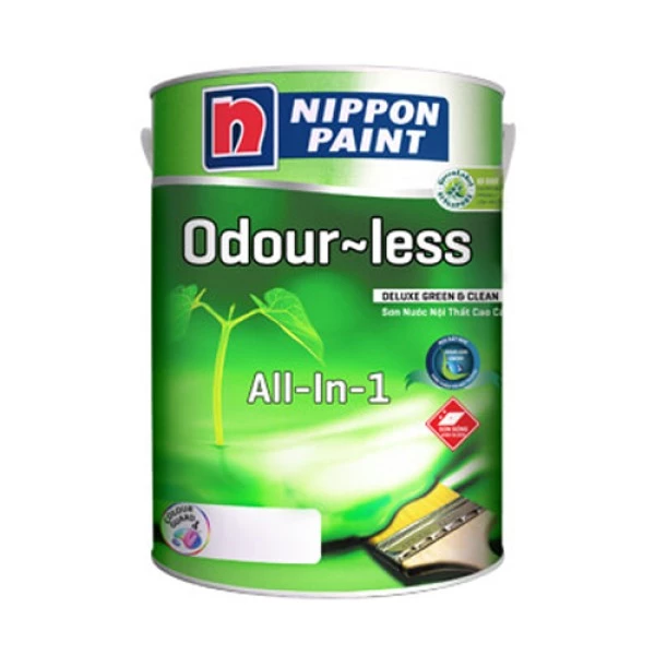 Sơn Nội Thất Nippon Odour-Less All-In-1 Bóng