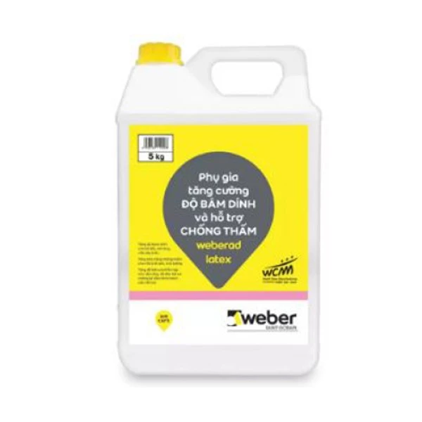 Phụ Gia Hỗ Trợ Chống Thấm Weberad Latex