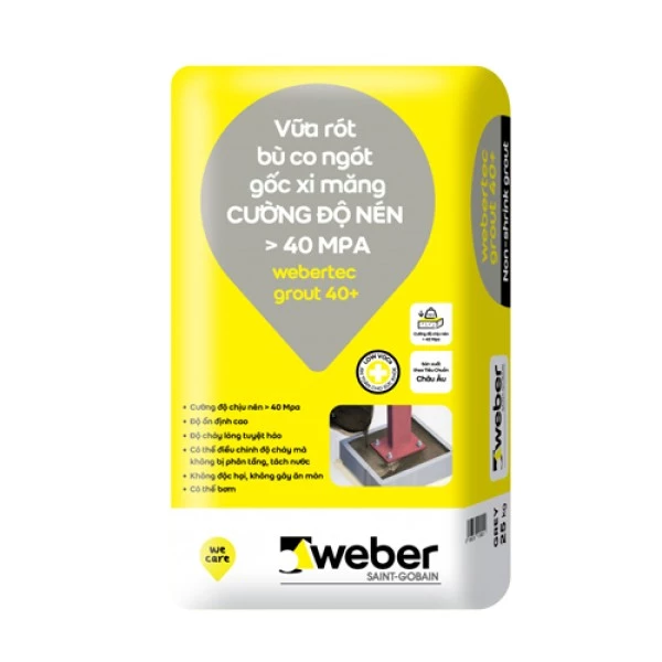 Vữa Rót Bù Co Ngót WeberTec Grout 40+